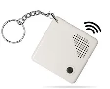 Talking Clock Keychain for Blind - Clear North American English Voice, time a...