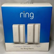 Ring Alarm Contact Sensor 2-Pack 2nd Gen White Window Door Security Sealed New