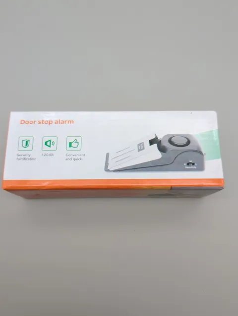 Door Stop Alarm Stopper Floor Wedge Wireless Anti Theft Security Alarm 120DB