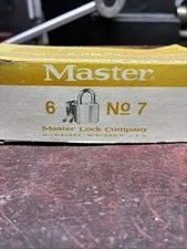 Master No. Seven Small Steel Padlock ￼