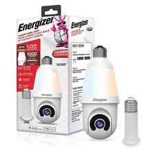 Energizer 1000 Lumens 2K Outdoor Smart Bulb Camera w/ Motion, White