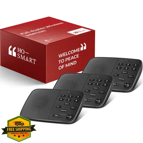 H HOSMART Wireless Intercom Home 3 Stations