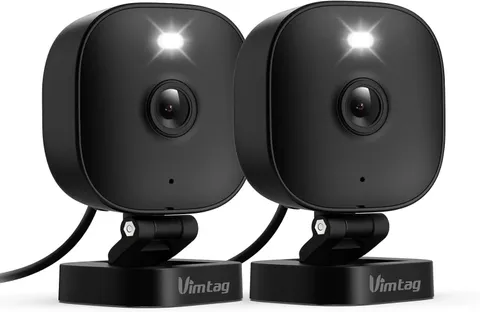 2.5K Security Camera Indoor Outdoor IP66 Night Vision AI Human Detection Audio