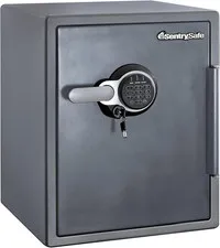 Fireproof and Waterproof Gray Steel Home Safe with Digital Keypad Lock, Floor Sa