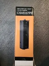 CSVD37PB Mini-Strip Covert Door Day & Night CCTV Camera 600TLV 3.7mm Lens