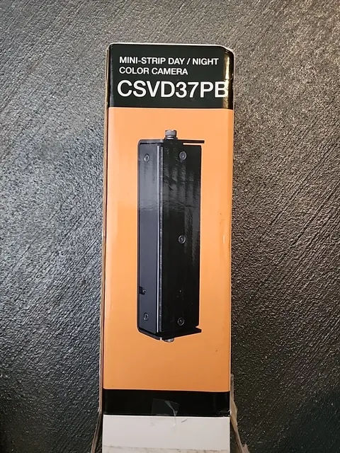 CSVD37PB Mini-Strip Covert Door Day & Night CCTV Camera 600TLV 3.7mm Lens