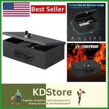 SecureFire Pro: Fire-Resistant Safe with Key Lock for Valuables & Documents