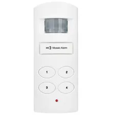 Mosaic Alarm Loud 135Db Keypad Motion Sensor Alarm Siren For Garage Shed.