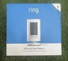 RING Stick Up Cam Plug-In, 1080p HD, Indoor / Outdoor - New & Sealed