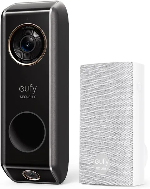 Eufy Security Video Doorbell (Wired) S330 with Chime, Dual Cam, Delivery Guard,