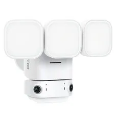 Floodlight Camera, 2K HD Dual-Lens Outdoor Security Camera, 180 Degree Panora...