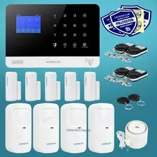 HOMSECUR Wireless WIFI 4G RFID SMS Autodial Home Alarm System+4 Pet-Immune PIR