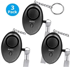 Personal Alarm for Women 3 Pack (Upgraded Version) 140DB Emergency Self Defense
