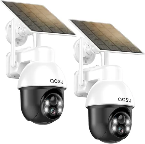 Security Cameras Wireless Outdoor - Solar Powered,Full 360° Coverage