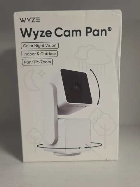 WYZE Cam Pan HD WiFi 360°Pan/Tilt/Zoom Motion Detect Night Vision In/Outdoor NEW