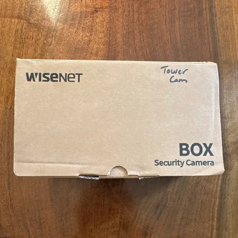 Wisenet SQ-SNB6011P IP Network Wired Box Security Camera Color Brown 1 Cam