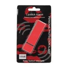 LIPSTICK ALARM PERSONAL SECURITY DEFENSE SAFETY 90 db POWERFUL SELF DEFENSE PROD