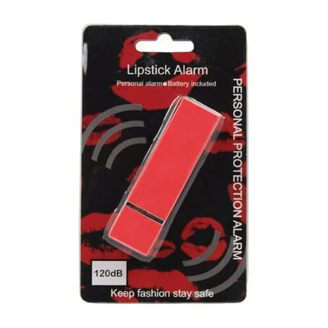 LIPSTICK ALARM PERSONAL SECURITY DEFENSE SAFETY 90 db POWERFUL SELF DEFENSE PROD