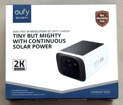 eufy Security SoloCam S220, Solar Security Camera, Wireless Security Camera