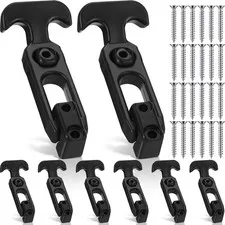 Mudder 8 Pcs Flexible Rubber Draw Latch T Handle Hasp Rubber Draw Latches