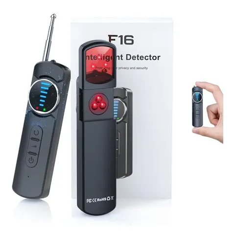 7-in-1 Spy Camera Detector, AI Anti-Spy Finder, Portable RF Signal Scanner for T