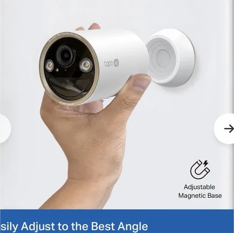 TP-Link Tapo MagCam 4K Wire-Free Battery Cam 2-Pack w/ Magnet, Alexa/Google