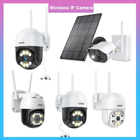 ZOSI 1080P HD WIFI IP Security Camera CCTV Outdoor Wireless AI Vehicle Detection