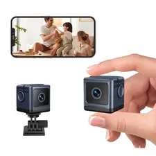 1080P Mini Camera with Motion Detection, for Indoor Home and Office Security