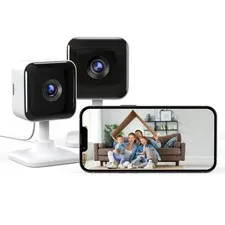 GNCC 2K Indoor Security Camera, 2 Packs Cameras for Home Security Wi-Fi Camer...