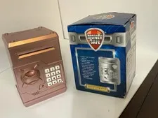 Money Safe For Kids-Electronic Locks Piggy Bank Mini Money Safe Rose Gold