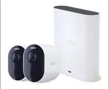 Arlo Ultra Security Camera 4K 3rd Gen(2025) 2-pack W/ Smart Hub. Sealed/White.A2