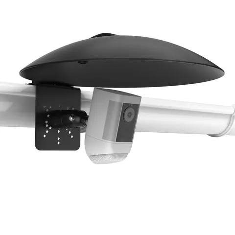 Waterproof Outdoor Sun Rain Shade Shield Cover with Gutter Mount Bracket with...