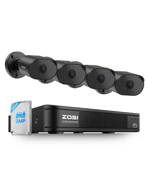 5MP Lite 3K Wired Security Camera System with AI Human Vehicle Detection, 8CH...