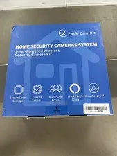 Aume Security Cameras Wireless Outdoor, 2 Cam Kit, No Subscription, Solar Powe 2