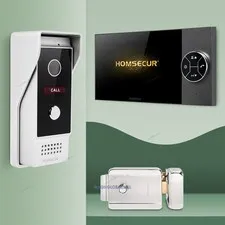 HOMSECUR 7" 4 Wire HD Video Door Phone Call Intercom IR Camera Night Vision