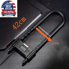 Glass Door U-Shaped Lock Four Position Combination Padlock Adjustable Buckle Ant