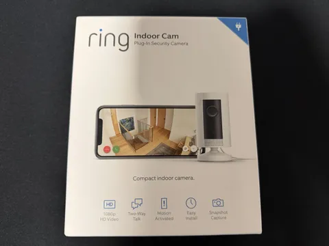 Ring Indoor Cam 1st Gen White 1080p HD Plug-In Security Camera New Sealed