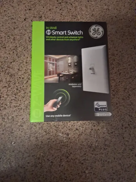 GE In Wall EZ Smart Home Light Switch Control ZW4003 Z Wave Plus
