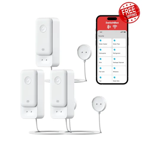 SwitchBot WiFi Water Leak Detector 3 White
