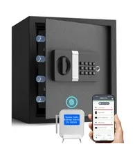 FORFEND Smart Home Safes | WiFi Safe Box App Unlock/Alarm | Voice Command, Ki...