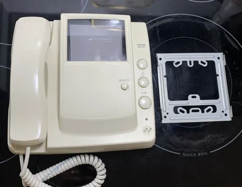 Aiphone MK-1HD Video Monitor Intercom Door Entry System w/ Handset & Bracket