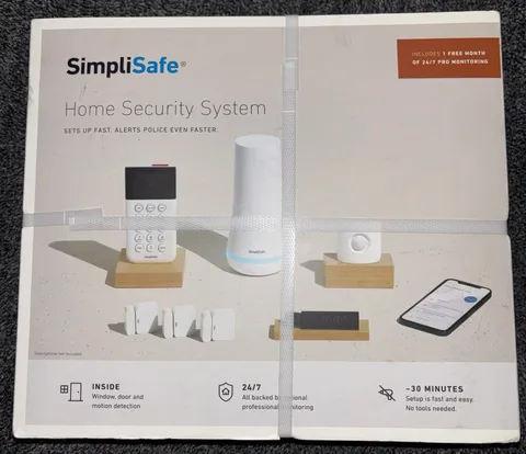 SimpliSafe Smart Home Security System (7-Piece Kit) – Base Station, Keypad-NEW