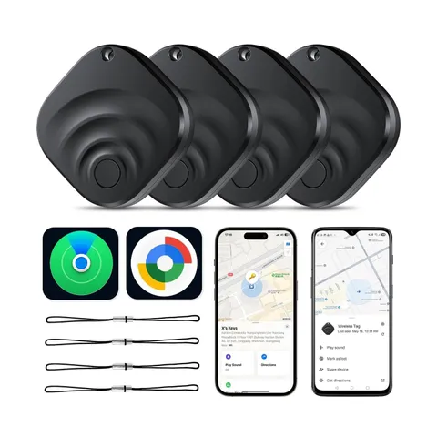 4 Pack Dual System Tracker for iOS and Android Bluetooth Tracker Sm... Fast Ship