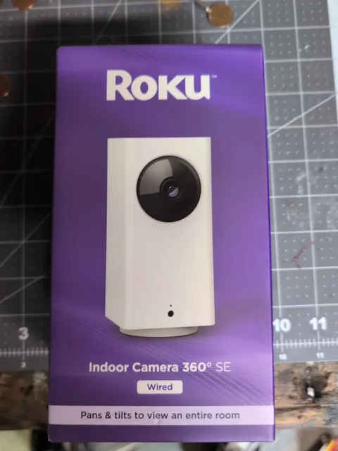 Roku Smart Home Indoor Camera 360° SE Wi-Fi®-Connected - Wired Security