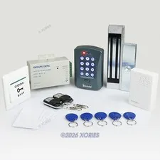 Remote Controlled RFID Door Access Control System +180kg Magnetic Lock+ Doorbell