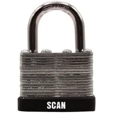 Scan QC0140KA2 Laminated Steel Lock 40mm Equal Key Pack of 2