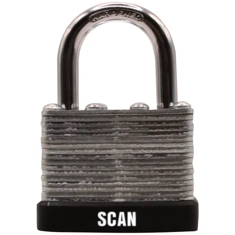 Scan QC0140KA2 Laminated Steel Lock 40mm Equal Key Pack of 2