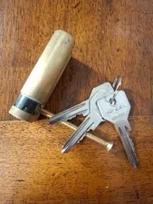 Gold Brass Half Cylinder CISA European Profile C2000 L65=55/10