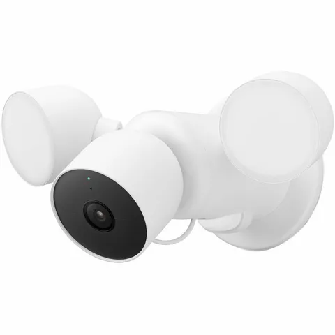 Google Nest Cam with Floodlight Outdoor Security Camera GPLE9 G3AL9 White