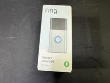 Ring Battery Doorbell Head-to-Toe Video 2-Way Talk Motion Alerts Satin - New